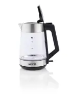 Gorenje | K17OGS | Kettle | Electric | 1.7 L | 2200 W | 360° rotational base | Stainless steel/Glass | Stainless steel