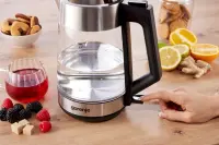 Gorenje | K17OGS | Kettle | Electric | 1.7 L | 2200 W | 360° rotational base | Stainless steel/Glass | Stainless steel – pilt 12