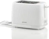 Gorenje Toaster | T850DPW | Number of slots 2 | Housing material Plastic | White