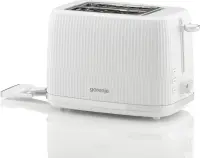 Gorenje Toaster | T850DPW | Number of slots 2 | Housing material Plastic | White – pilt 3