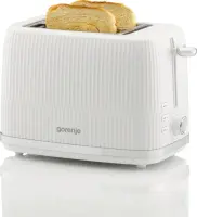 Gorenje Toaster | T850DPW | Number of slots 2 | Housing material Plastic | White – pilt 5