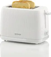 Gorenje Toaster | T850DPW | Number of slots 2 | Housing material Plastic | White – pilt 10