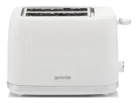 Gorenje Toaster | T850DPW | Number of slots 2 | Housing material Plastic | White