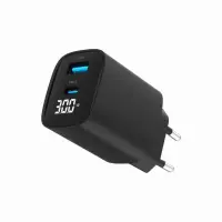 Gembird 2-port 30W USB fast charger, LCD | TA-UC-PDQC30LCD-BK-01 – pilt 4