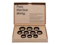 Ultrahuman Smart ring try-on sizing kit | UH-RA-SSK | Black