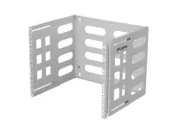 Lanberg Folding Bracket Wall-mount 19" 8U 497x400/240 | FB01-5408-10S | Gray – pilt 4
