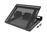 Natec | Laptop Cooler Pad, 2 Fans | Tern 2 Plus | Black