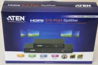 SALE OUT. Aten VS184A 4-Port 4K HDMI  Splitter | SALE OUT. Aten | 4-Port 4K HDMI Splitter | VS184A | Warranty 24 month(s) | UNPACKED, WITHOUT POWER WIRE