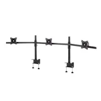 EDBAK Desk Mount | SV11 desk mount for three monitors | Height adjustment, tilt | 19-27 " | Black