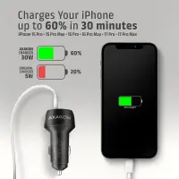AXAGON Car charger 48W, USB-A + USB-C, PD3.0/PPS/QC4+/SFC | PWC-PQ48 – pilt 5