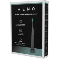 AENO DB10G Sonic Electric Toothbrush, 1400mAh, 5 Modes, IPX7, Grey