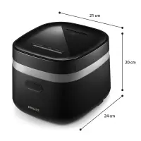 Philips 3000 series HD3090/80 kiirkeedupott Must 436 W – pilt 11