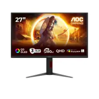 AOC G4 Q27G4ZD PC lamekuvar 68,6 cm (27") 2560 x 1440 pikslit Quad HD QD-OLED Must, Punane