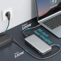 Digitus USB-C Docking Station, 11-port | DA-70917 | HDMI ports quantity 2 | Ethernet LAN – pilt 3