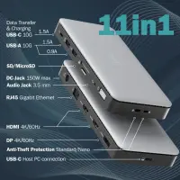 Digitus USB-C Docking Station, 11-port | DA-70917 | HDMI ports quantity 2 | Ethernet LAN