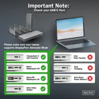 Digitus USB-C Docking Station, 11-port | DA-70917 | HDMI ports quantity 2 | Ethernet LAN – pilt 10