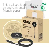 CLUB3D CAC-3027 mobiilseadme laadija Nutitelefon, Universaalne Must DC (alalisvool) Traadita laadimine Kiirlaadimine Hoonesisene – pilt 6