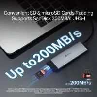 TP-Link UH7021C jaotur USB tüüp-C 5000 Mbit/s Alumiinium, Must – pilt 13