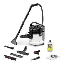 Vacuum Cleaner|KARCHER|Input power 1000 W|Dust capacity 4 L|Drum vacuum|Cleaning type Dry&wet|Dust container Bagless|Colour Black/Grey/White|1.081-155.0