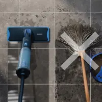 Philips | Washing broom | XV3101/01 OneUp 3000 series | Cordless operating | 3.6 V | Washing function | Operating time (max) 50 min | Blue