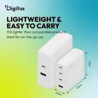 Digitus | USB GaN Charger 140W, 3x USB-C, 1x USB-A | DA-10305 – pilt 7