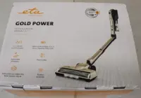 SALE OUT. ETA Vacuum Cleaner | Gold Power 1212 90000 | Cordless operating | 250 W | 21.6 V | Operating time (max) 35 min | Cream | Warranty 24 month(s) | DEMO, USED