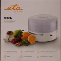 SALE OUT. ETA Fruit Dryer | ETA730190000 Secca | Power 380 W | Number of trays 5 | Integrated timer | White | DAMAGED PACKAGING