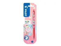 Tindipliiats mehaaniline PILOT Frixion Clicker Fancy Sweet Coral Pink kustutatav 0,7mm sinine