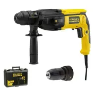 Stanley | 2.4J SDS Plus Hammer Drill With Quick Change Chuck, Kitbox | SFMEH210K-QS | 800 W