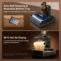 Jimmy Vacuum Cleaner and Washer | PW11 Plus | Cordless operating | Washing function | 400 W | 21.6 V | Operating time (max) 40-75 min | Black/Silver – pilt 9