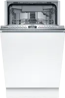 Bosch Dishwasher | SPV4EMX25E | Built-in | Width 45 cm | Number of place settings 10 | Number of programs 6 | Energy efficiency class C | AquaStop function | White – pilt 3