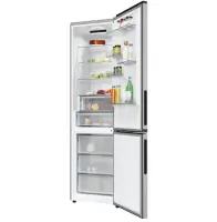 Candy Refrigerator | ECN2CQTEX206 | Energy efficiency class E | Free standing | Combi | Height 205 cm | No Frost system | Fridge net capacity 289 L | Freezer net capacity 120 L | 38 dB | Stainless Steel – pilt 2
