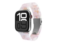 Fixed | Resin Strap for Apple Watch 38/40/41mm | Candy Pink | Epoxy Resin