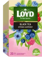 Must tee LOYD, spring harmony, 20x1,75 g, kahekambriline teekott ümbrikus