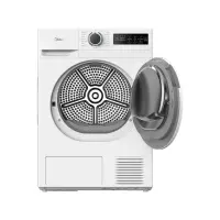 Midea Dryer Machine | MD110H80/W-HR | Energy efficiency class E | Front loading | 8 kg | Heat pump | LED | Depth 60 cm | White – pilt 3