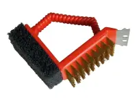 Barbecook | 3-in-1 brush red (24pcs/disp) | BC-ACC-7064