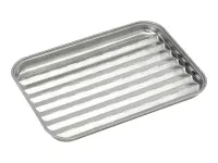 Barbecook | Reusable stainless steel grill pan, 34.5 x 24 x 3 cm | BC-ACC-7079