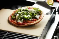 Barbecook | Dynamic Core Pizza Stone Made of Refractory Clay, 43 x 35 x 1.2 cm (per 4 pcs) | BC-ACC-7127