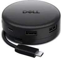 Dell Pro 7-in-1 USB-C Travel Hub - DA326 | Black