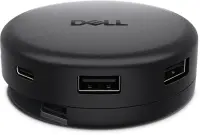 Dell Pro 7-in-1 USB-C Travel Hub - DA326 | Black – pilt 5