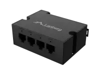 Lanberg | Switch PoE Extender 1xIn 3xOut Gigabit Ethernet Din Rail BT 90W metal clips | DIN-GE4-BT-90W