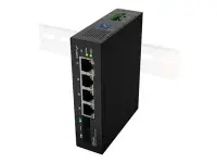 Lanberg | Switch Light IndustrialPoE 1xBT 3xAT 2xSFP Din Unmanagment Gigabit Ethernet | ILGE-4P-2S-90 | Unmanaged | Din rail