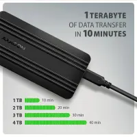 AXAGON USB-C 40Gbps external enclosure for M.2 NVMe SSD | EEM2-40G – pilt 12