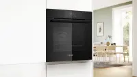 Bosch Oven | HBA572BB4 | 71 L | Electric | Pyrolytic/Hydrolytic | Touch | Height 59.5 cm | Width 59.4 cm | Black – pilt 5