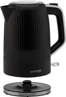 Gorenje K17DPB | Kettle | Electric | 1.7 L | 2200 W | Plastic/Stainless steel | 360° rotational base | Black