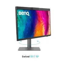BenQ PD2770U PC lamekuvar 68,6 cm (27") 3840 x 2160 pikslit 4K Ultra HD LCD Must