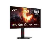 AOC G4 Q27G4ZDR PC lamekuvar 67,3 cm (26.5") 2560 x 1440 pikslit Quad HD QD-OLED Must, Punane – pilt 22