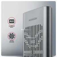 Axagon EEM2-20GD HDD/SSD dokkimisjaam USB 3.2 Gen 2 (3.1 Gen 2) Type-C Must, Hall – pilt 4