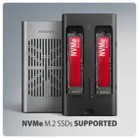 Axagon EEM2-20GD HDD/SSD dokkimisjaam USB 3.2 Gen 2 (3.1 Gen 2) Type-C Must, Hall – pilt 7