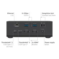 CLUB3D CSV-2562 sülearvuti dokk ja pordireplikaator Juhtmega ühendatud Thunderbolt 5 Must – pilt 16